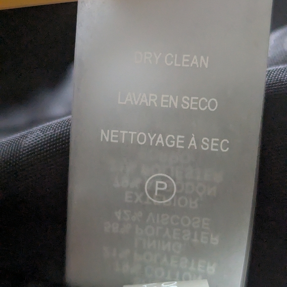 Karl Lagerfield Medium Black Tweed Blazer Jacket - Picture 16 of 16